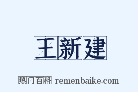王新建是什么意思的图片